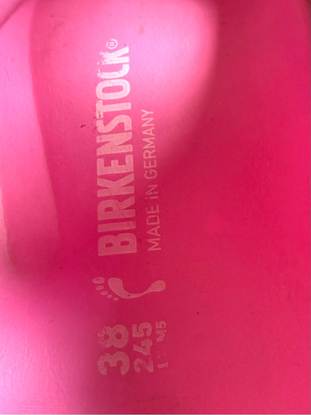 Birkenstock women’s Pink Double-Buckle EVA Sandals size EU 38 /7 US women’s - Picture 8 of 8